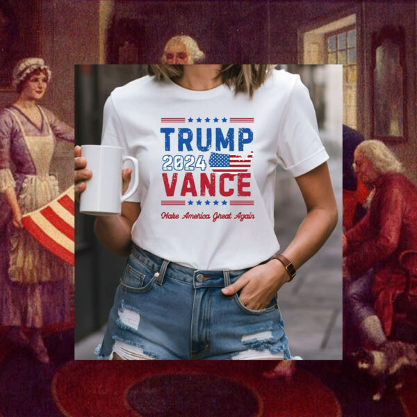 Trump 2024 Shirt Trump Vance 24 Trump 2024 Election JD Vance Shirts MAGA Trump 2024 Merchandise Trump Never Surrender Donald Trump TShirt