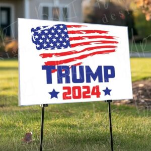 Trump 2024 & Vance Senate Yard Sign 18x24 Printable Yard Sign Pro-Trump Digital Download