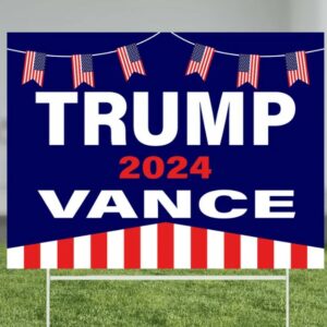 Trump 2024 Vance Yard Sign, Donald Trump 2024, Yard Signs, Vote 2024, Election Sign, Vote For Trump, Trump 2024, Republican Yard Sign