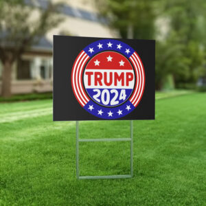 Trump 2024 Yard Sign, Election 2024 Lawn Sign, Trump For President 2024 Flag