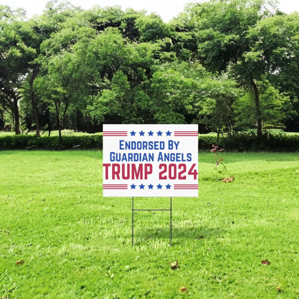 Trump 2024 Yard Sign MAGA Take America Back Trump Supporter God Bless Donald Trump For President