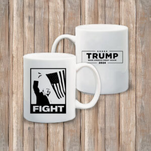 Trump Fight White Coffee Mug US