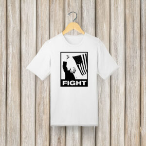 Trump Fight White T-Shirt