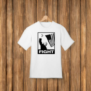 Trump Fight White T-Shirt