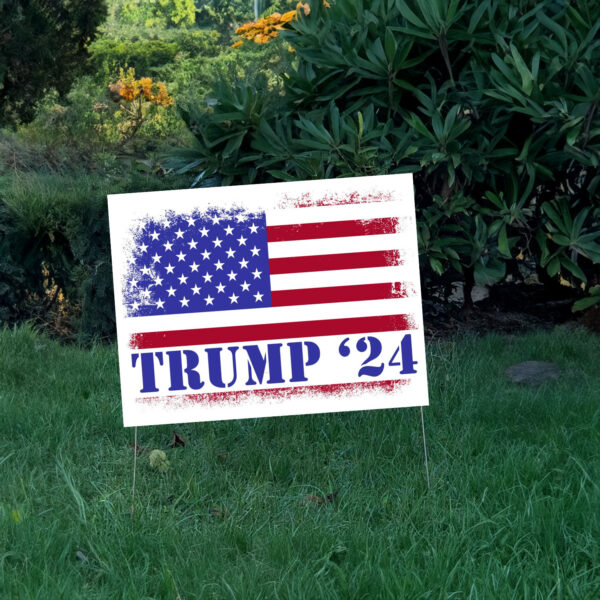 Trump For President Sign, Trump 2024 Yard Sign, Trump For President 2024 Flag, Republican Garden Sign, Political Lawn Sign