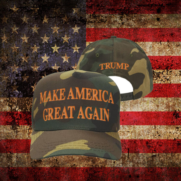 Trump MAGA 45-47 Camo Hats