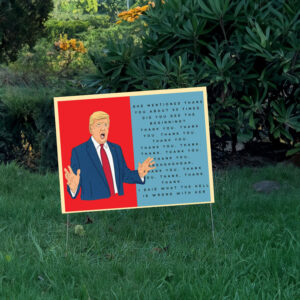 Trump Thank You Kamala Sign, Vote for Trump Yard Sign