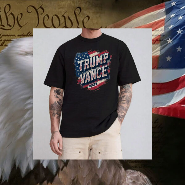 Trump Vance 2024 Election T-Shirt, Patriotic Design, Campaign T-Shirts