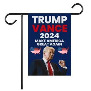 Trump Vance 2024 Garden Flag - 12x18 Inch Double Sided, Make America Great Again Flag, Trump Fight Flag, Take America Back Trump 2024 Flag1