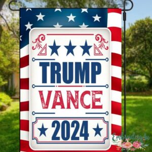 Trump Vance 2024 Garden Flag|Trump Vance American Flag 2024|Trump Vance Garden Flag|Trump Yard Flag|Patriotic Yard Flags|Trump Flag