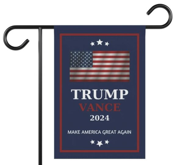 Trump Vance 2024 MAGA Garden Flag Garden Flag Trump Vance 2024 Flag Patriotic Flag Outdoor Patriotic Decor USA Flag Decor Flag