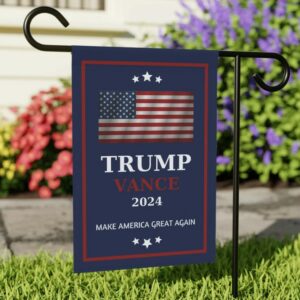 Trump Vance 2024 MAGA Garden Flag Garden Flag Trump Vance 2024 Flag Patriotic Flag Outdoor Patriotic Decor USA Flag Decor Flag1