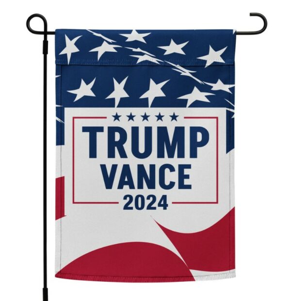 Trump Vance 2024 MAGA - Premium Yard Garden Flag 12x17 Double-Sided1