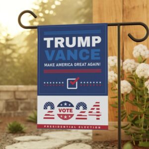 Trump Vance 2024 Rally Garden Flag, Trump Vance 2024 America Lawn Flag Trump For President House Flag Take America Back Lawn Rally Yard Flag