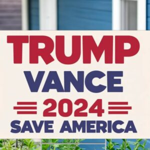 Trump Vance 2024 Save America Election Yard Sign, Trump Supporter Voting Yard Sign, Trump Yard Sign, Vote Trump 2024 Yard Sign, Trump Gift