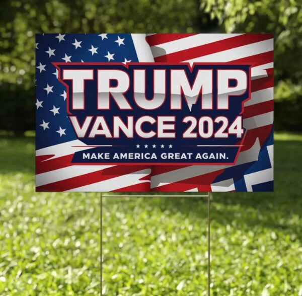 Trump Vance 2024 Yard Sign Donald Trump 2024 JD Vance 2024 President Vice President Yard Sign Republican Yard Sign BYHO101