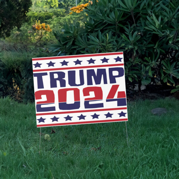 Trump Vance 2024 Yard Sign, Donald Trump For President 2024