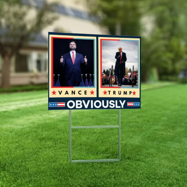 Trump Vance 2024 Yard Sign, Make America Great Again Yard Sign