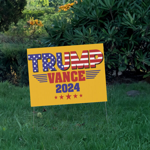 Trump Vance 2024 Yard Sign, President Trump Yard Sign, Custom 2024 Election Sign, Take America Back