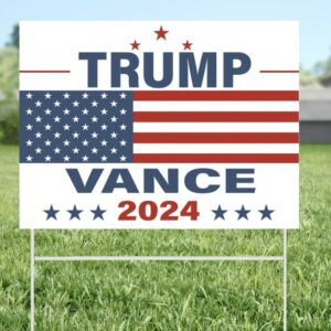 Trump Vance 2024 Yard Sign, Trump Yard Sign, Trump 2024, Campaign Sign, Election Yard Sign, Vote 2024, Donald Trump, Trump Supporter