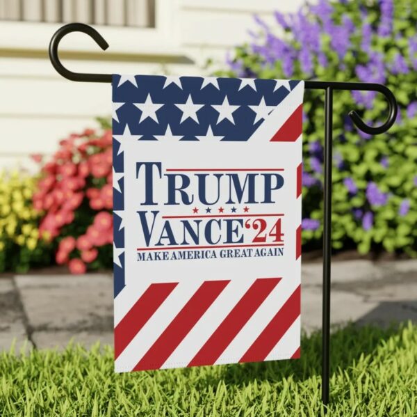 Trump Vance Flag, Trump Garden Flag, Trump 2024 Garden Flag, MAGA Garden Flag, Republican Yard Flags, Political Home Banner, Trump Flag