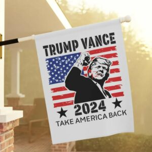 Trump Vance Garden & House Banner, Vote 4 Trump, Trump Gifts, Trump Supporter, Republican, Conservative Banner, Patriotic Banner, President1