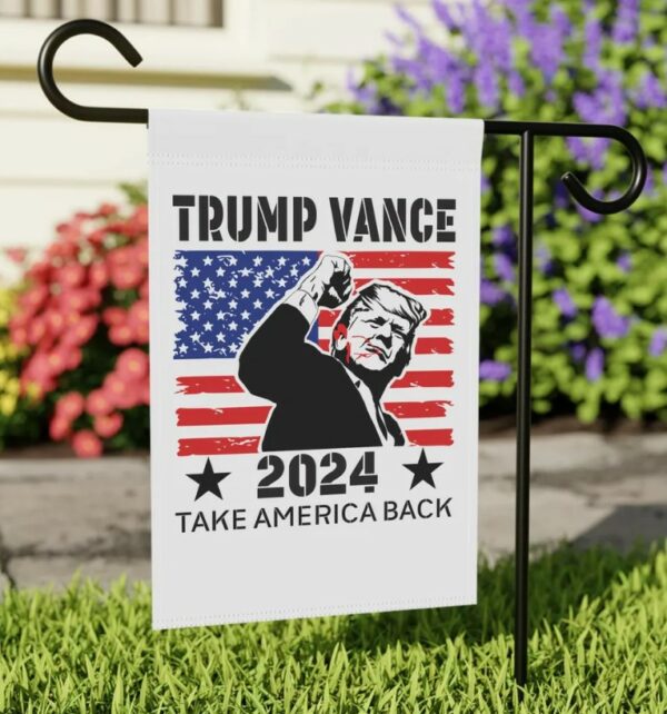 Trump Vance Garden & House Banner, Vote 4 Trump, Trump Gifts, Trump Supporter, Republican, Conservative Banner, Patriotic Banner, President2