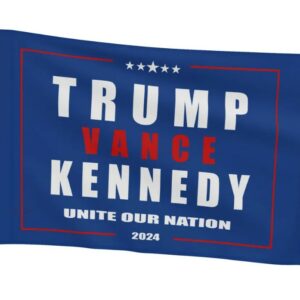 Trump Vance Kennedy 2024 Unite Our Nation Flag Patriotic Campaign Flag Available in 3 Sizes