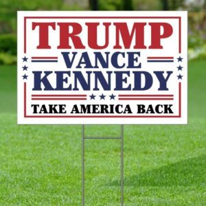 Trump Vance Kennedy 2024 Yard Sign, President '24 Yard Sign, Trump Vance Kennedy Yard Sign, Election Yard Sign, Trump For President Sign1