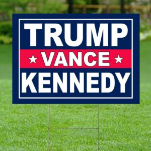 Trump Vance Kennedy Yard Sign, Trump Vance Yard Sign, Republican Garden Sign, President Election 2024, Political Lawn Sign1