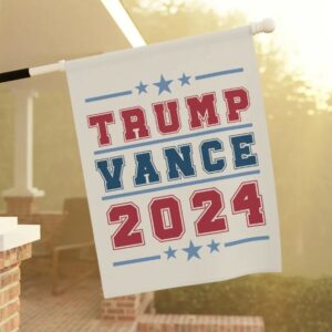 Trump Vance Presidential Election Flag, Republican Election Season Garden Flag, Patriotic Porch Flag, Red White Blue Voting Season Decor2