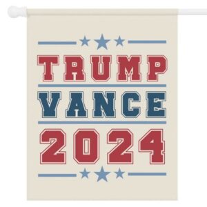 Trump Vance Presidential Election Flag, Republican Election Season Garden Flag, Patriotic Porch Flag, Red White Blue Voting Season Decor3