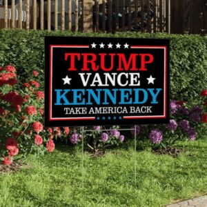 Trump Vance RFK Jr 2024 Yard SignPresident '24 SignTrump Vance Kennedy SignTrump Kennedy SignTrump Vance Kennedy Sign OGVI123