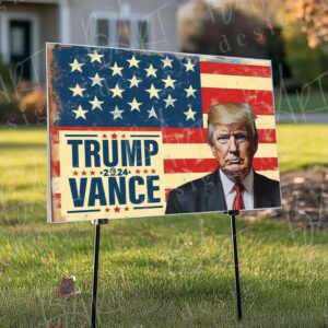 Trump Vance Yard Sign 2024 Election Support Sign Printable Trump Yard Sign Vance for Senate Sign Pro-Trump Yard Sign Digital Download