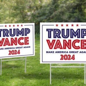 Trump Vance Yard Sign, Donald Trump, Political Lawn Sign, Patriotic Yard Sign, Vote 2024, Trump 2024, Republican Sign, President 2024