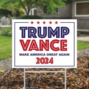 Trump Vance Yard Sign, Donald Trump, Political Lawn Sign, Patriotic Yard Sign, Vote 2024, Trump 2024, Republican Sign, President 20241