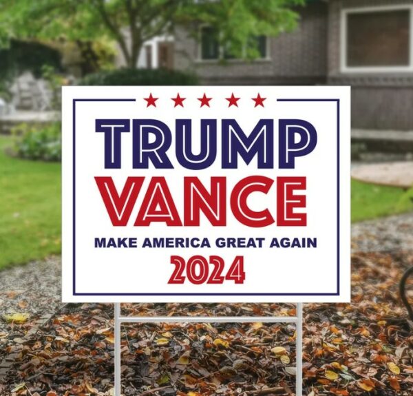 Trump Vance Yard Sign, Donald Trump, Political Lawn Sign, Patriotic Yard Sign, Vote 2024, Trump 2024, Republican Sign, President 20241