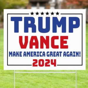 Trump Vance Yard Sign, Election 2024, Trump Yard Sign, Election Yard Sign, Political Lawn Sign, Trump Supporter, Yard Decor, Vote 20241