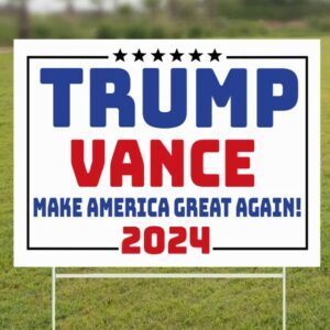 Trump Vance Yard Sign, Election 2024, Trump Yard Sign, Election Yard Sign, Political Lawn Sign, Trump Supporter, Yard Decor, Vote 20243