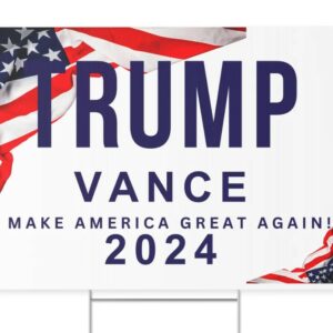 Trump Vance Yard Sign, Presidential Sign, 2024 Election Sign, Trump for president, Republican sign, US President, Trump lawn sign1