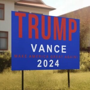 Trump Vance Yard Sign, Presidential Sign, 2024 Election Sign, Trump for president, Republican sign, US President. Lawn sign