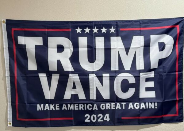 Trump Vance, trump, flags, 2024