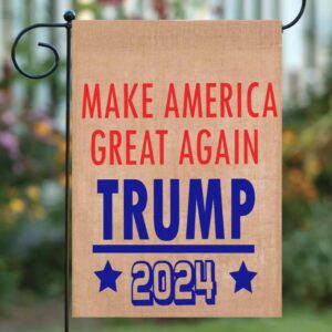 Trump garden flag. Patriotic Trump flag. Maga garden flag. Maga flag. Trump yard decor. Trump flags. Patriotic decor. Trump Vance.