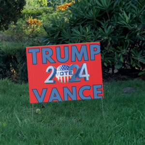 Trump yard sign Trump Vance 2024 Trump for presiden