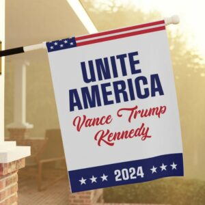 Unite America Flag 2024 Vance Trump Kennedy Garden Flag, Decorative Outdoor Flag, Patriotic Flag for Yard, Garden Flag 20243