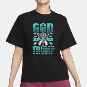 American Trump Supporters Apparel God Guns And Trump Gift Premium T-Shirt2