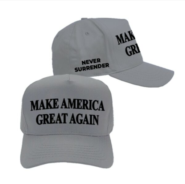 Black Gray MAGA Hat