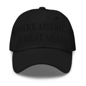 (Black on black) Dark MAGA Hats