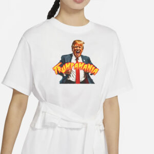 Bold and Controversial Political Graphic Tee, Trumpamania T-shirt