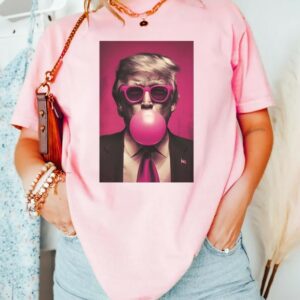 Bubble Gum Trump Shirt, Donald Trump 2024 Sweatshirt, Vote for Trump Shirt, Political Shirt, Election Day Shirt,Make America Great Again Tee2